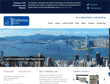 Tablet Screenshot of fairhomesland.com